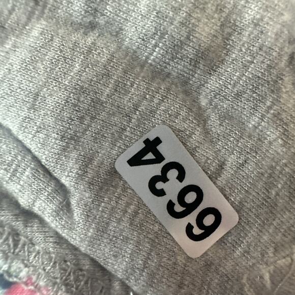 Ampersand Avenue Top Tunic Womens XL Gray Floral Crew Stretch Cottage - Picture 11 of 11